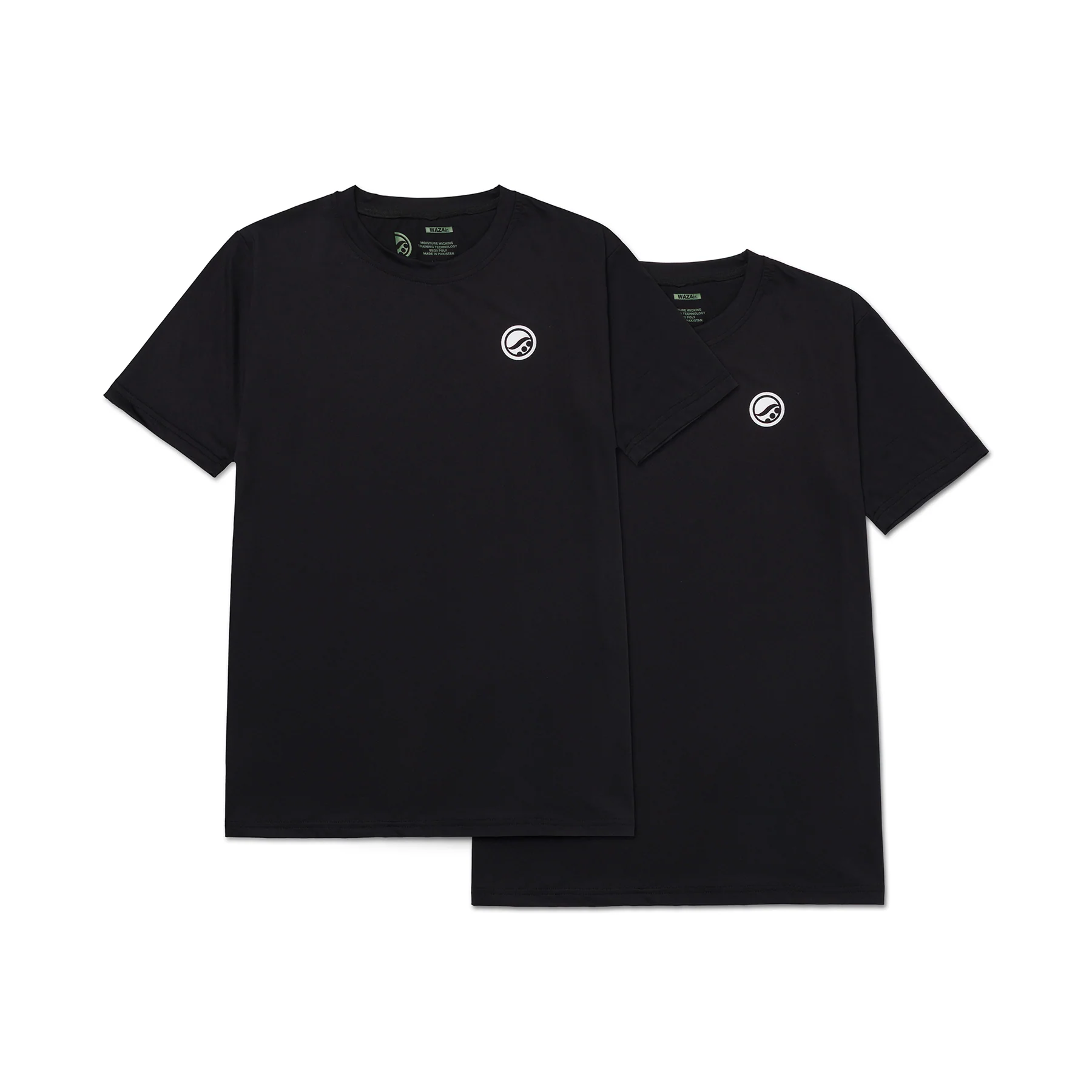WAZAir Training T Shirt 2-Pack (Slim Fit) 25 White Logo - Image 7